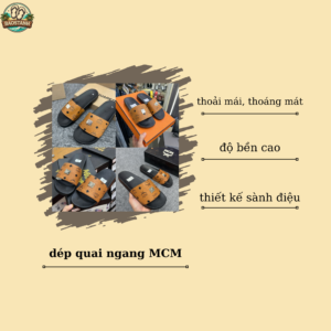 Dép quai ngang MCM