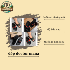 DÉP DOCTOR MANA XANH ĐỎ